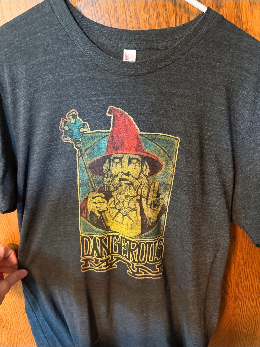 Dangerous Graphic Short-Sleeve Tee - Charcoal